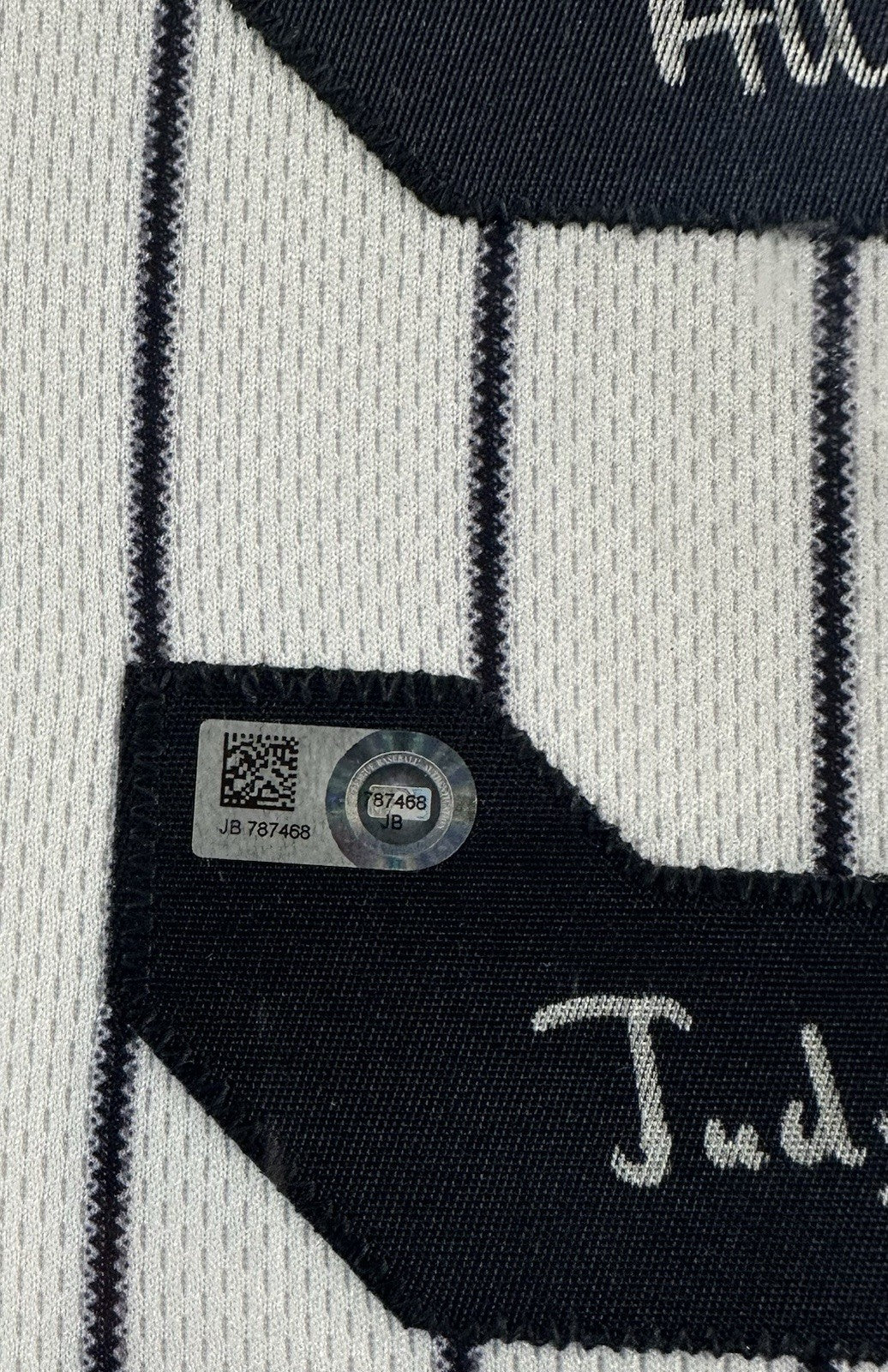 Aaron Judge Signed Framed Jersey Yankees /99 Judgement All Rise Auto Fanatics