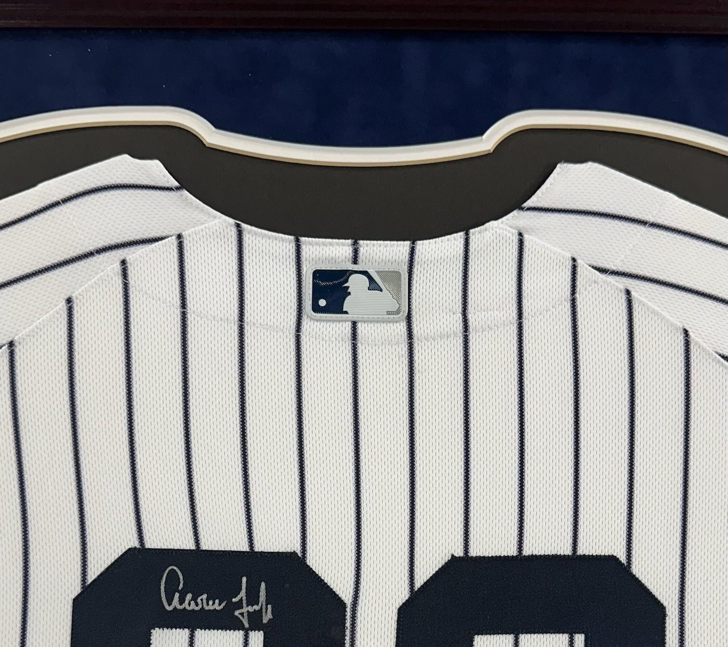 Aaron Judge Signed Framed Jersey Yankees /99 Judgement All Rise Auto Fanatics