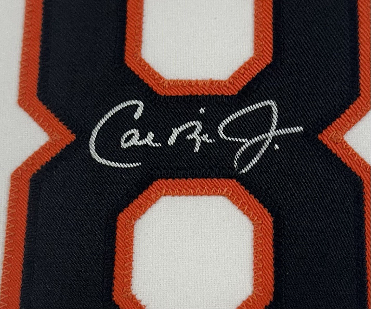 Cal Ripken Jr Signed Majestic Authentic Framed Orioles Jersey Auto Steiner HOF