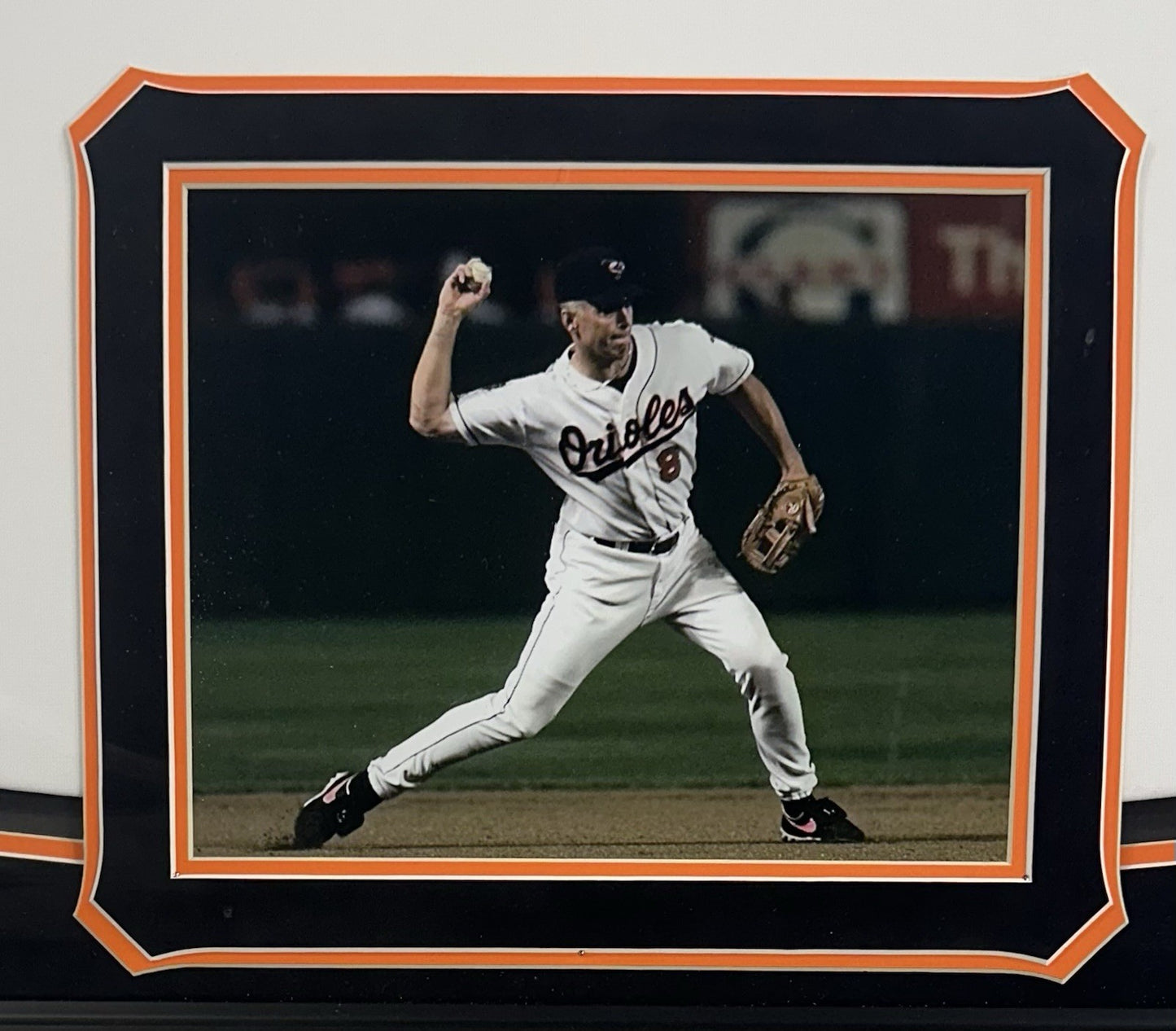 Cal Ripken Jr Signed Majestic Authentic Framed Orioles Jersey Auto Steiner HOF