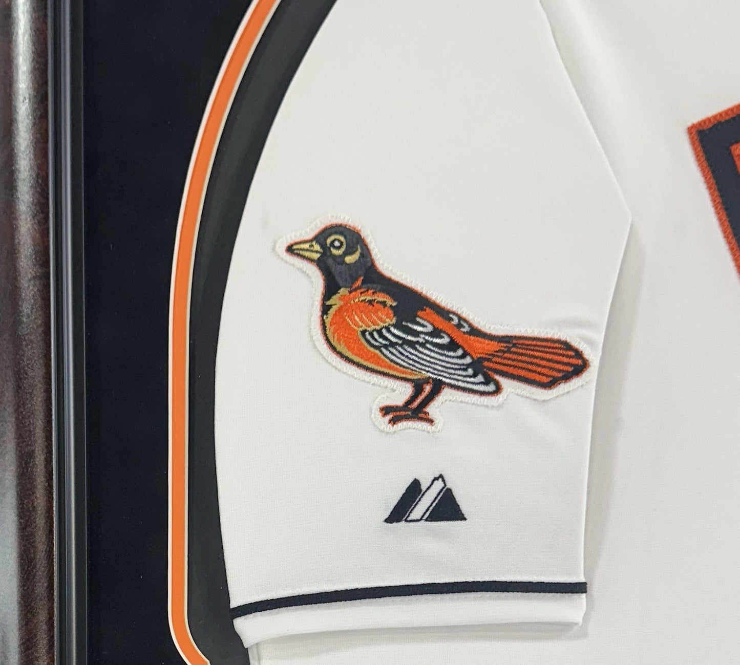 Cal Ripken Jr Signed Majestic Authentic Framed Orioles Jersey Auto Steiner HOF