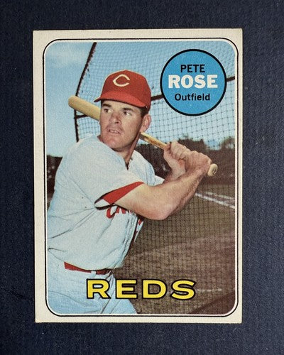 1969 Topps Set-Break #120 Pete Rose Ex + Nice Baseball Card