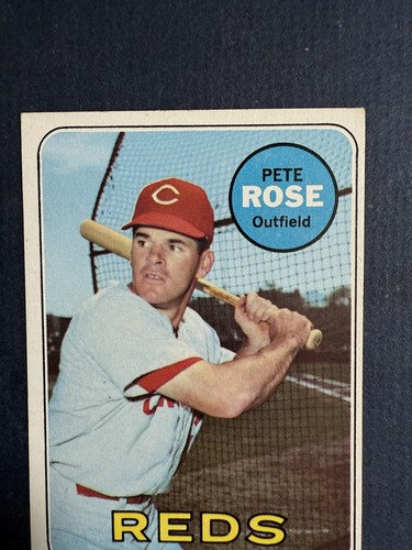 1969 Topps Set-Break #120 Pete Rose Ex + Nice Baseball Card