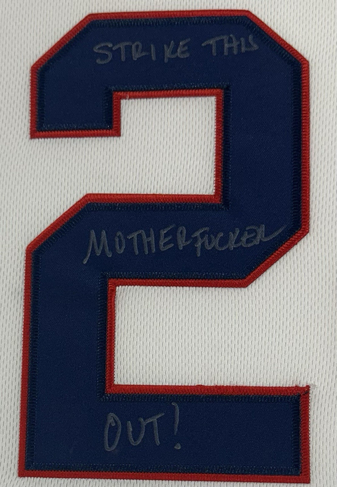 Corbin Bernsen Signed Framed Indians Jersey Major League Dorn Insc Auto Steiner