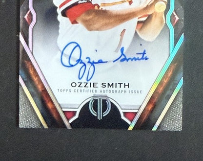 2021 Topps Tribute OZZIE SMITH #TA-OS Mint  Auto /100 Cardinals HOF The wizard