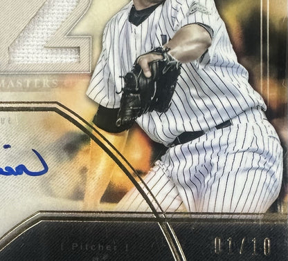 2020 Topps Luminaries Masters of Mound Mariano Rivera Auto Relic 1/10 Sealed HOF