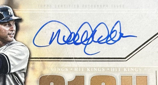 2020 Topps Luminaries Hit Kings Derek Jeter Mint Auto /15 NY Yankees Sealed HOF
