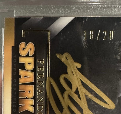 2021 Topps Luminaries Fernando Tatis Jr Spark Light Patch Auto /20 Sealed Padres