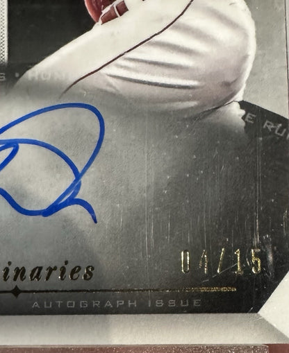 2021 Topps Luminaries Home Run Kings Mike Trout Auto 5HR Relic /15 Angels Sealed
