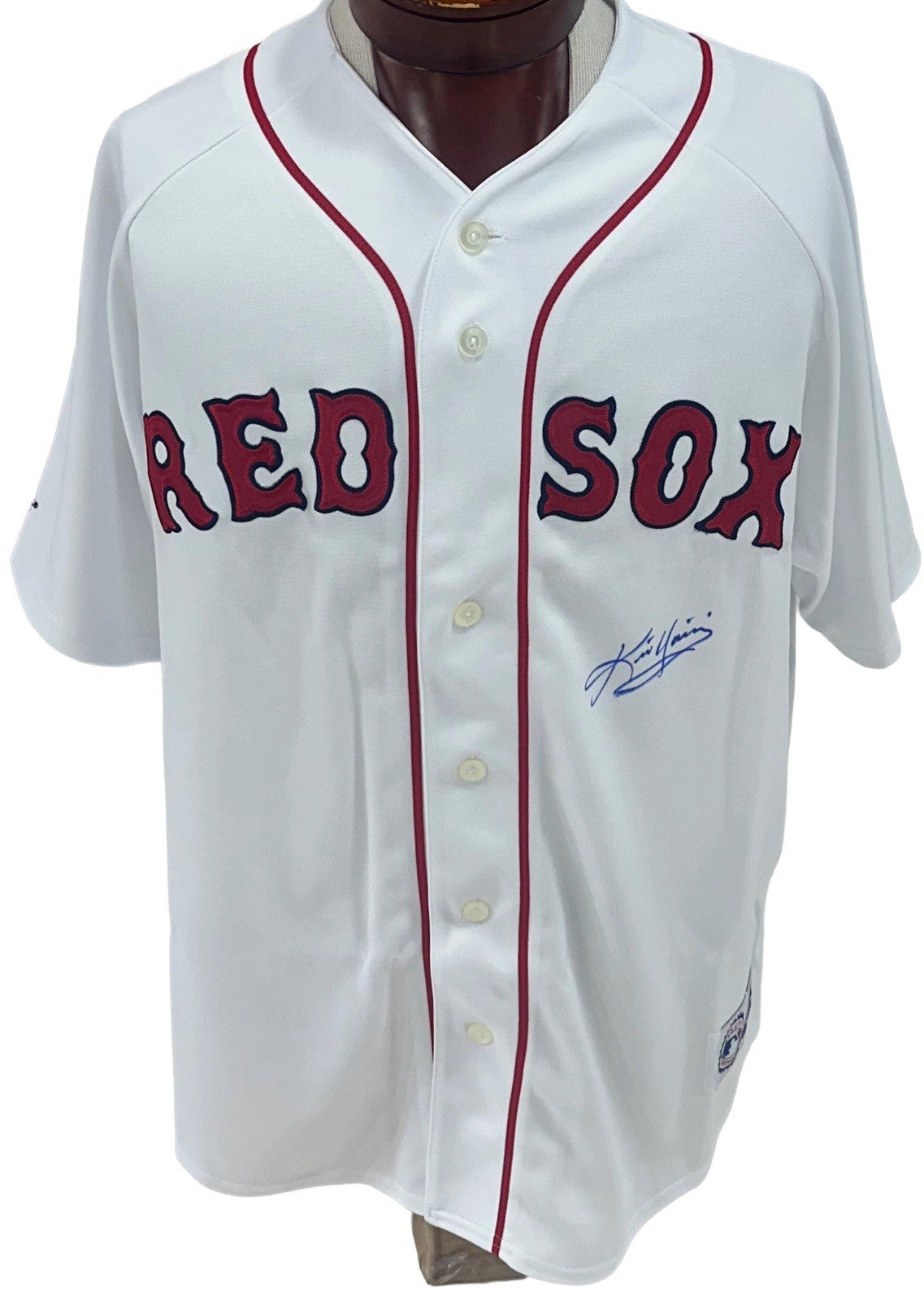 Kevin Youkilis Signed Majestic Red Sox Jersey Auto TRISTAR MLB NWT Size XL WS
