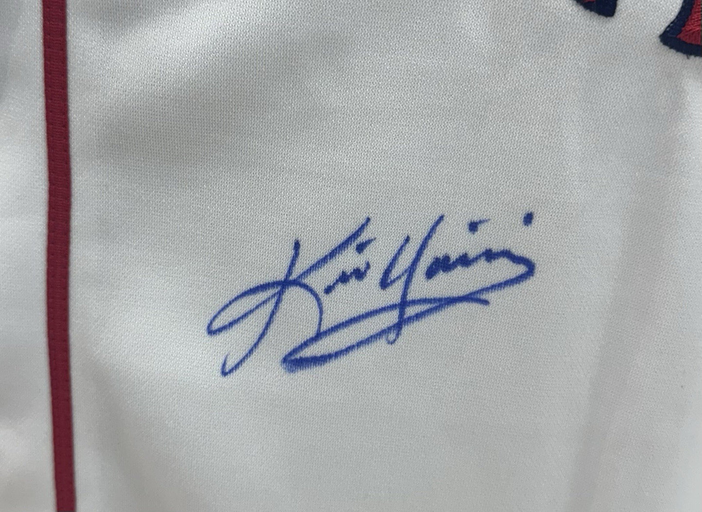 Kevin Youkilis Signed Majestic Red Sox Jersey Auto TRISTAR MLB NWT Size XL WS