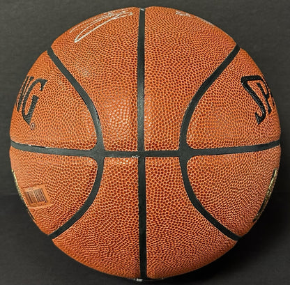 David Robinson Signed Spalding I/O Basketball Spurs HOF Dream Team Auto Steiner