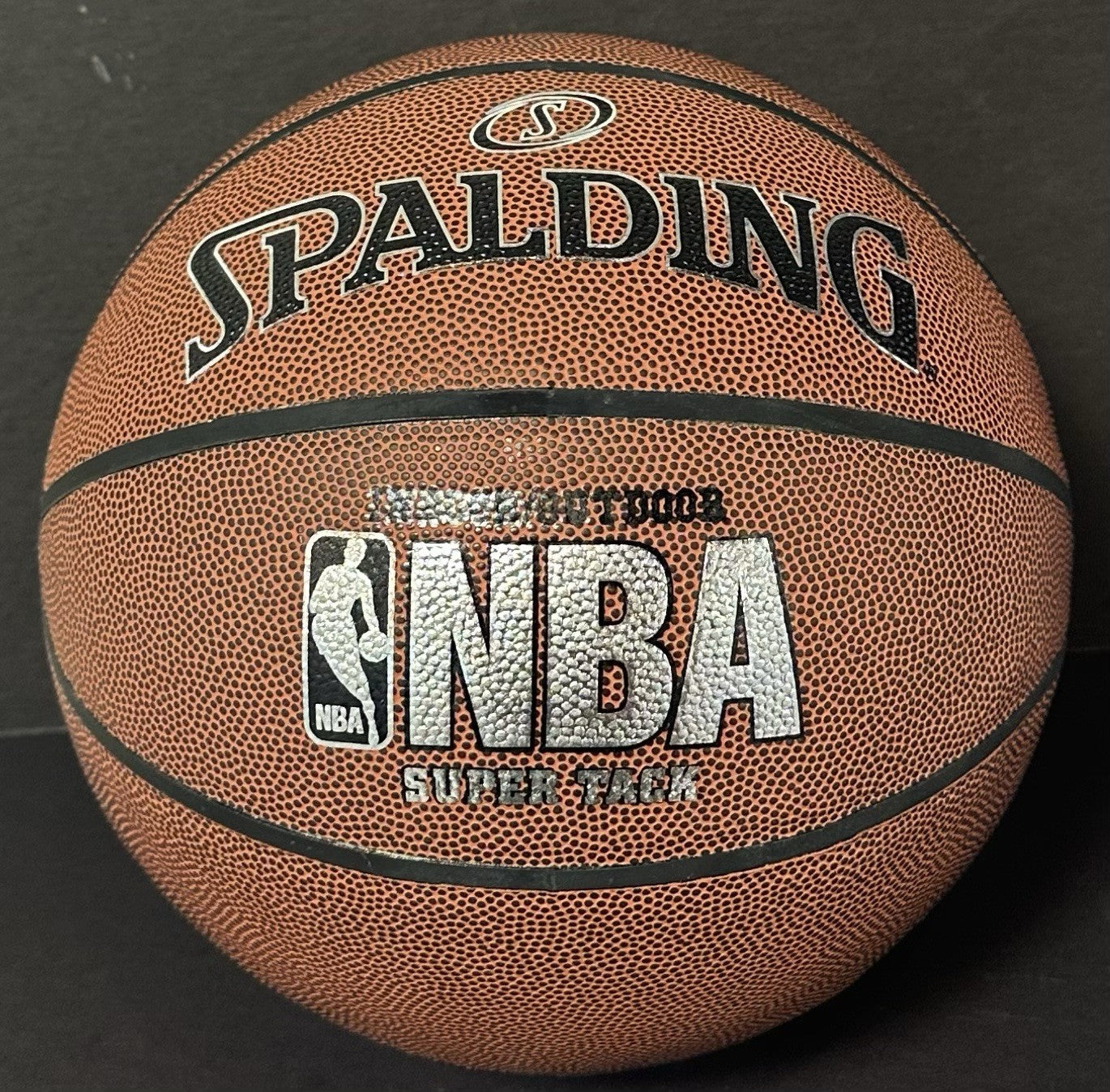 Moses Malone Signed Spalding I/O Basketball 76ers #2 2001 HOF Autograph Holo COA