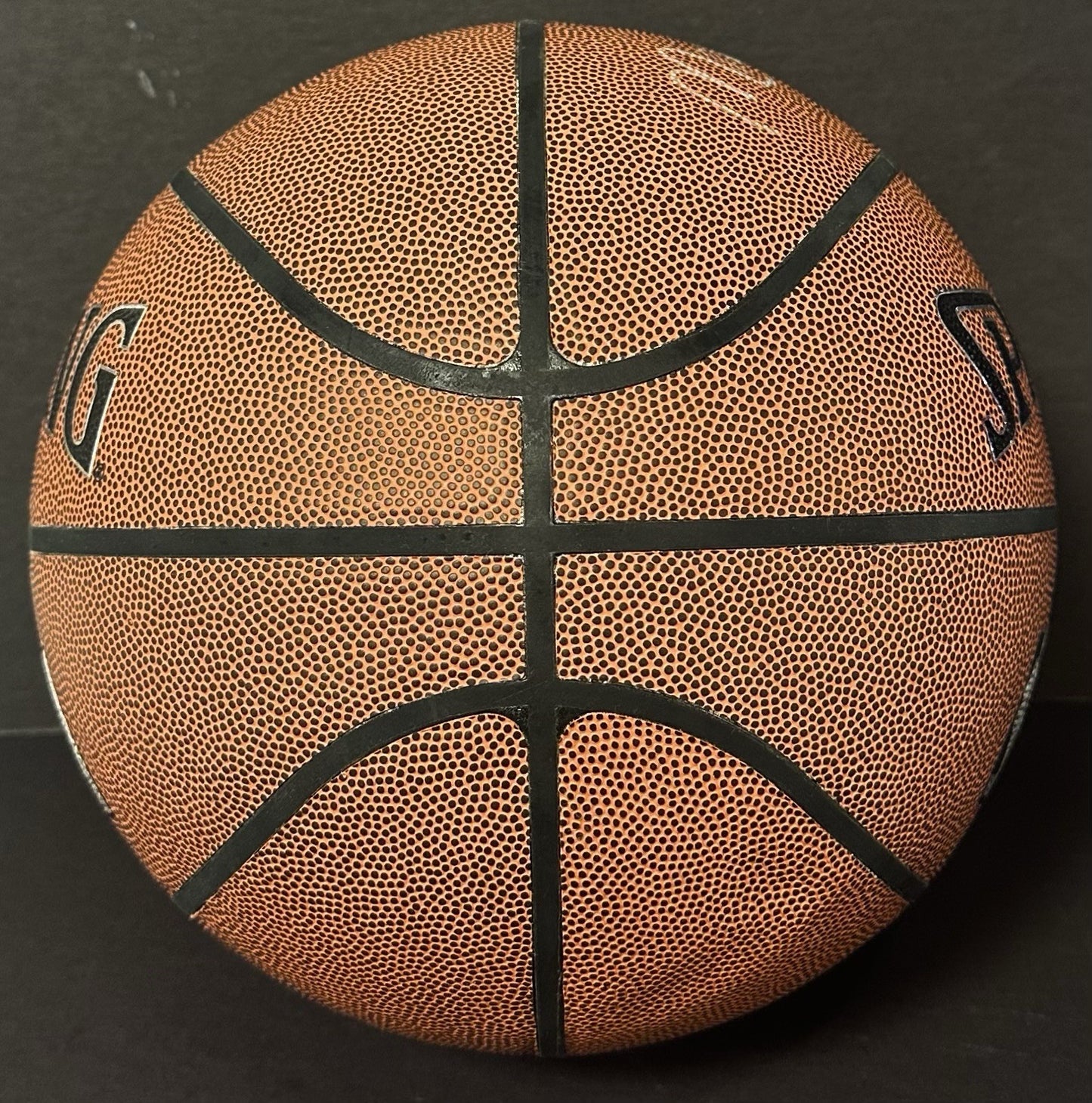Moses Malone Signed Spalding I/O Basketball 76ers #2 2001 HOF Autograph Holo COA