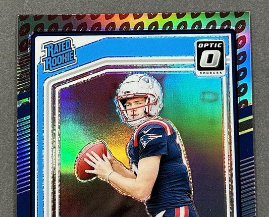 2024 Donruss Optic Drake Maye Preview Football Emoji Patriots Rookie SSP #379