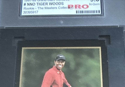 1997-99 Grand Slam Ventures Tiger Woods The Masters Rookie PRO 9.8 Mint Rc