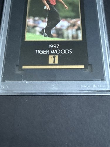 1997-99 Grand Slam Ventures Tiger Woods The Masters Rookie PRO 9.8 Mint Rc