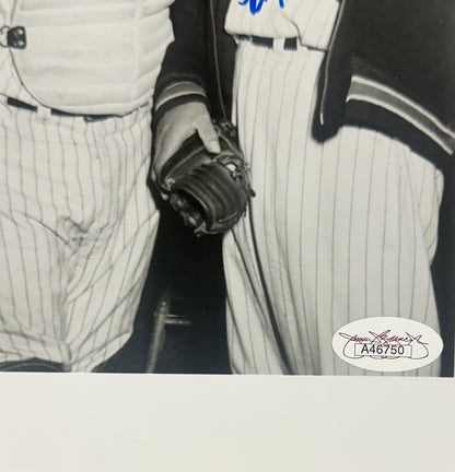 Yogi Berra Gene Woodling Allie Reynolds Signed 8x10 Photo Yankees 3 Auto JSA COA