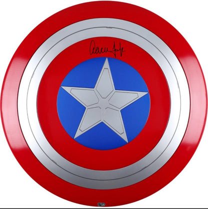 Aaron Judge Signed Marvel Captain America Shield Yankees Auto Fanatics MLB NIB
