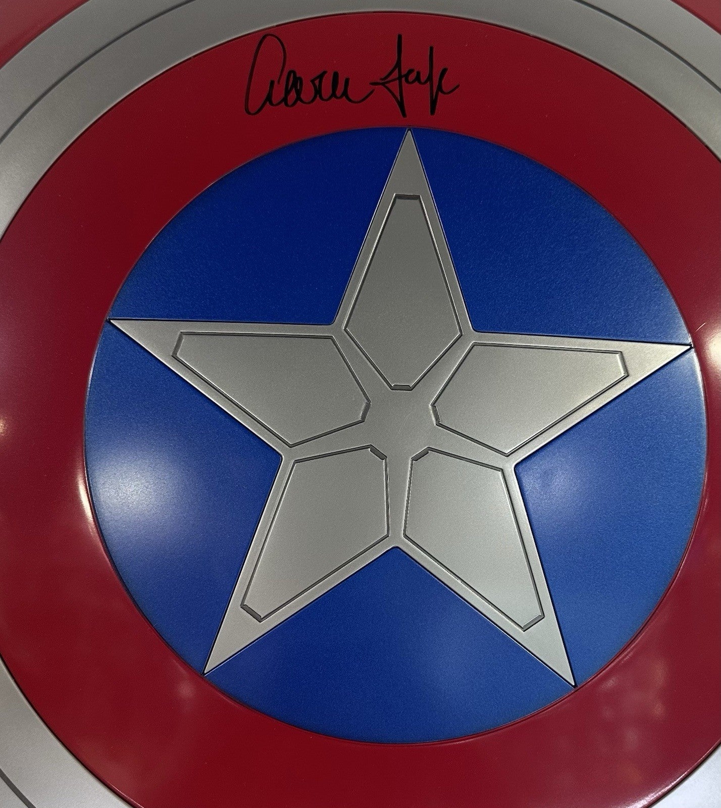 Aaron Judge Signed Marvel Captain America Shield Yankees Auto Fanatics MLB NIB