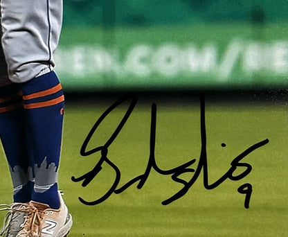Francisco Lindor Brandon Nimmo Signed 16x20 Framed Photo Mets Auto Fanatics MLB