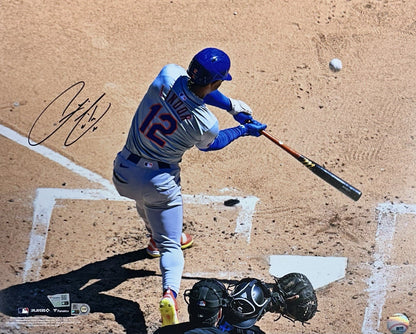 Francisco Lindor Signed 16x20 Framed Photo New York Mets Auto Fanatics MLB Holo