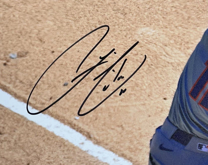 Francisco Lindor Signed 16x20 Framed Photo New York Mets Auto Fanatics MLB Holo