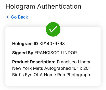 Francisco Lindor Signed 16x20 Framed Photo New York Mets Auto Fanatics MLB Holo