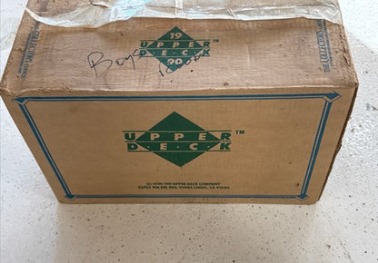 1990 Upper Deck Baseball Factory Sealed  20 Box Wax Case Sammy sosa Walker RC