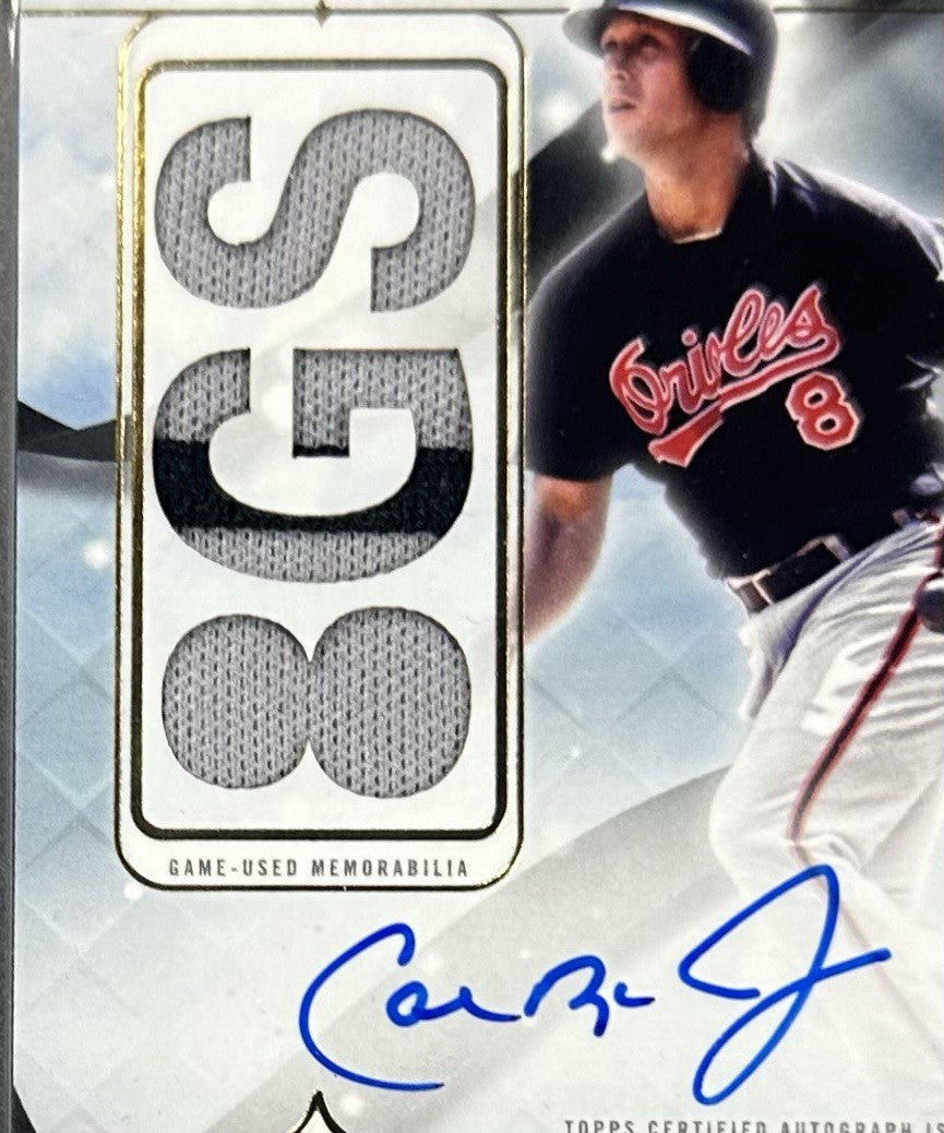 2023 Topps Luminaries Home Run Kings Cal Ripken Jr Mint Auto Patch /15 Sealed