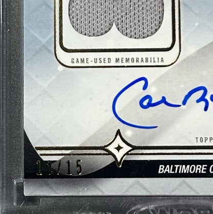 2023 Topps Luminaries Home Run Kings Cal Ripken Jr Mint Auto Patch /15 Sealed