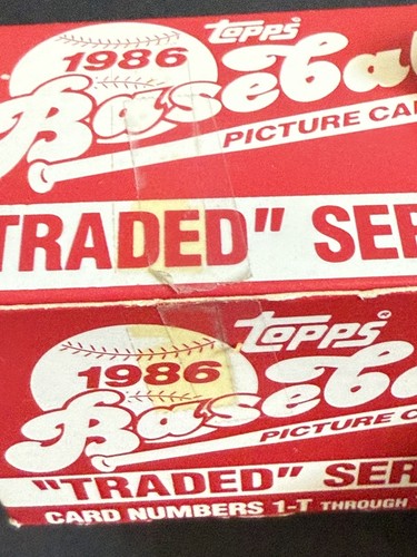 1986 Topps Traded Baseball factory set Complete W Tape Barry Bonds Bo Jackson Rc