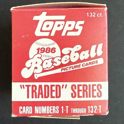 1986 Topps Traded Baseball factory set Complete W Tape Barry Bonds Bo Jackson Rc