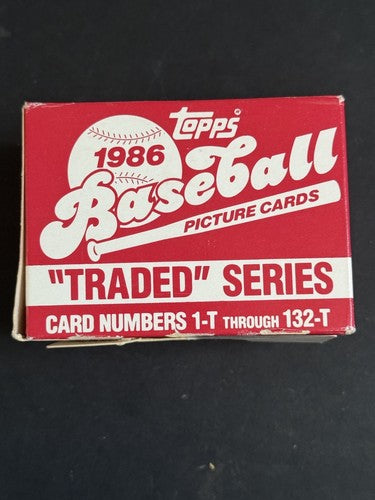 1986 Topps Traded Baseball factory set Complete W Tape Barry Bonds Bo Jackson Rc