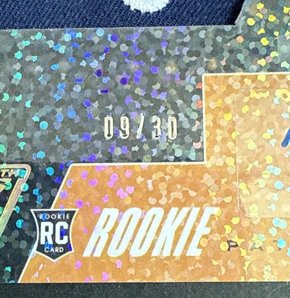 2021 Panini Zenith Rookie Logo Patch Mint Auto Mac Jones #85 Sparkle /30 Nice