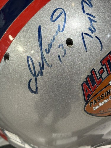 Dan Marino Emmitt Smith Jerry Rice Signed Pro All Time Kings Helmet Tristar /30
