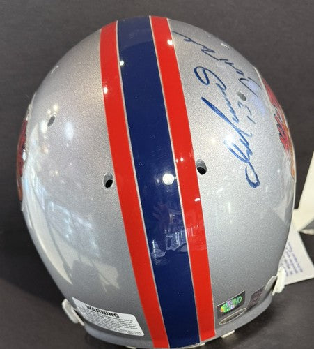 Dan Marino Emmitt Smith Jerry Rice Signed Pro All Time Kings Helmet Tristar /30