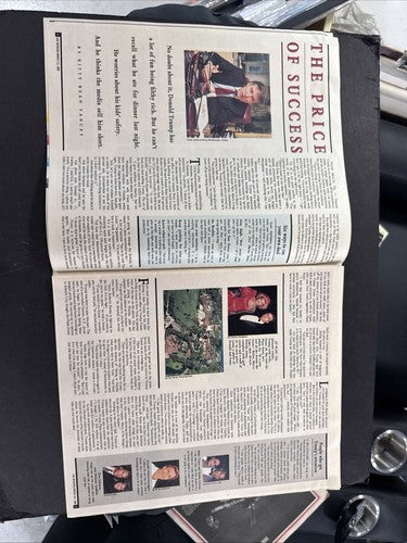 DONALD TRUMP New York Post Usa Weekend March 1989 Newspaper Billionaire