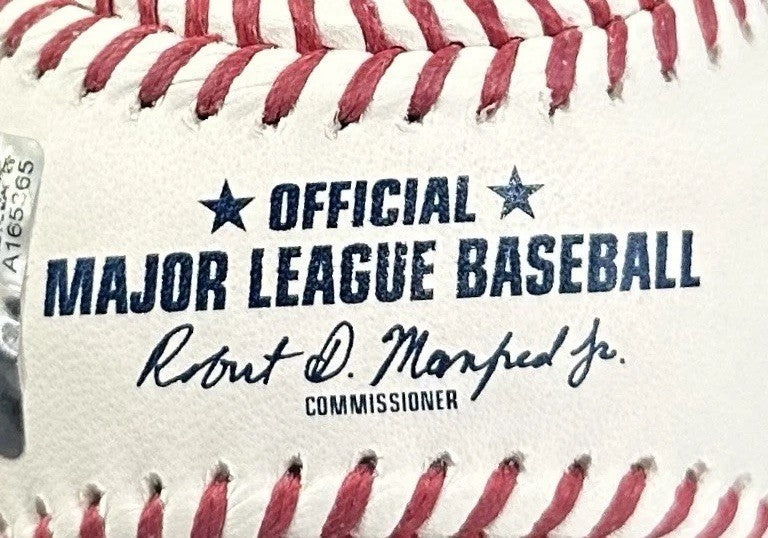 Ben Rice Signed Official MLB Baseball Yankees Debut 1st Hit /22 Auto Steiner COA