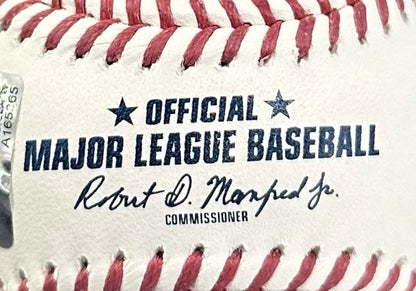 Ben Rice Signed Official MLB Baseball Yankees Debut 1st Hit /22 Auto Steiner COA