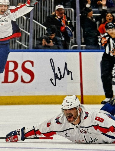 ALEXANDER OVECHKIN SIGNED 16x20 Framed CAPITALS Record #895 Goal Auto FANATICS