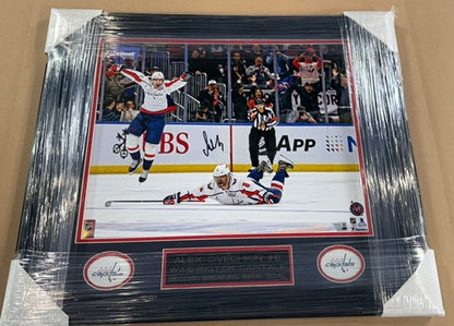 ALEXANDER OVECHKIN SIGNED 16x20 Framed CAPITALS Record #895 Goal Auto FANATICS