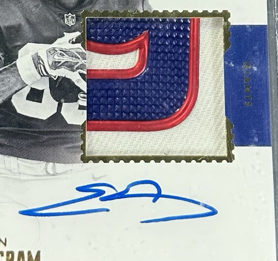2017 Panini Encased Evan Engram RC Rookie Cap Patch Auto Gold /10 BGS 9.5/10 RPA