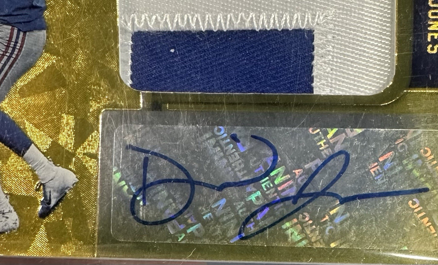 2019 Certified Daniel Jones Mirror Gold /10 Auto RPA Patch BGS 9.5/10 Colts RC