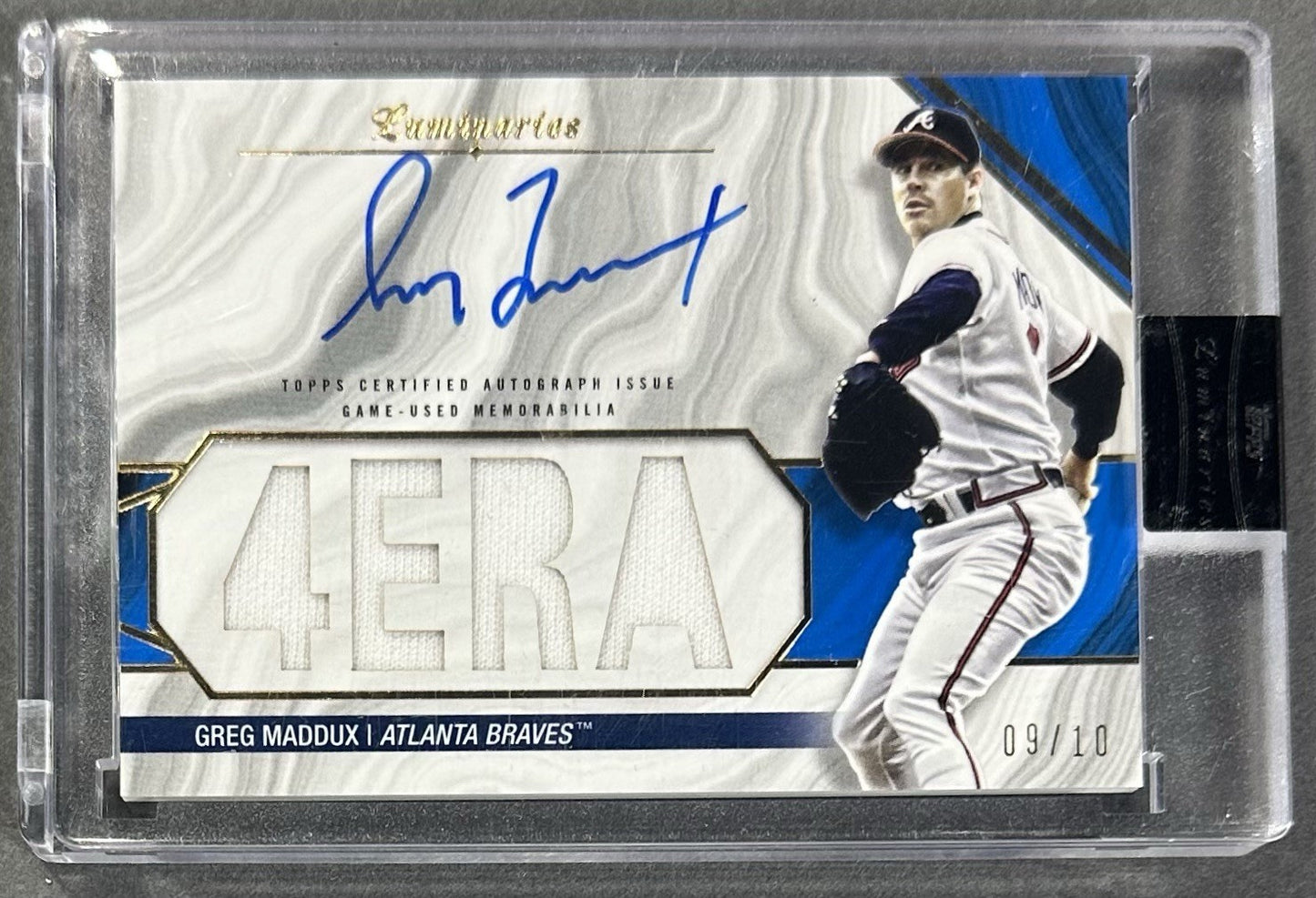 2022 Topps Luminaries Masters of Mound Greg Maddux Auto ERA Patch /10 Sealed HOF