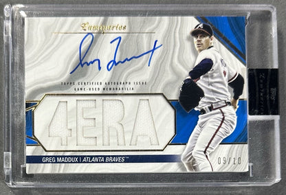 2022 Topps Luminaries Masters of Mound Greg Maddux Auto ERA Patch /10 Sealed HOF