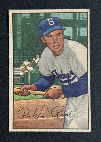 1952 Bowman #8 Pee Wee Reese Ex Brooklyn Dodgers Captain