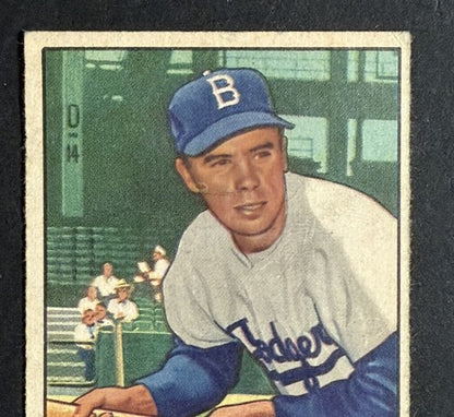1952 Bowman #8 Pee Wee Reese Ex Brooklyn Dodgers Captain