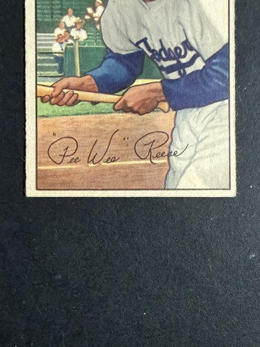 1952 Bowman #8 Pee Wee Reese Ex Brooklyn Dodgers Captain