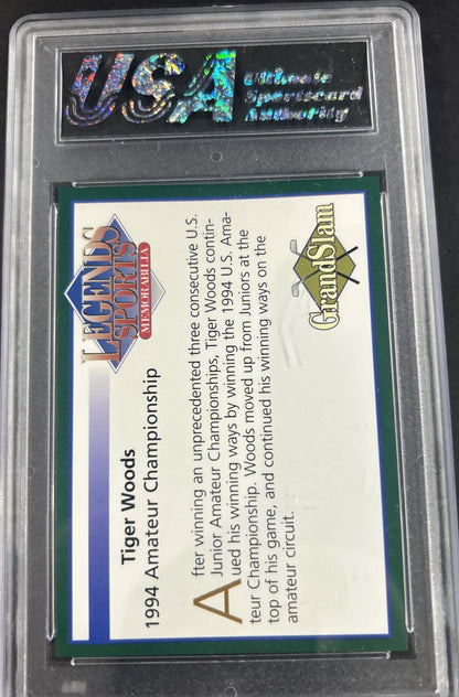 2001 Legends Sports 1994 Amateur Championship #Nno Tiger Woods USA 10 Gem Mint